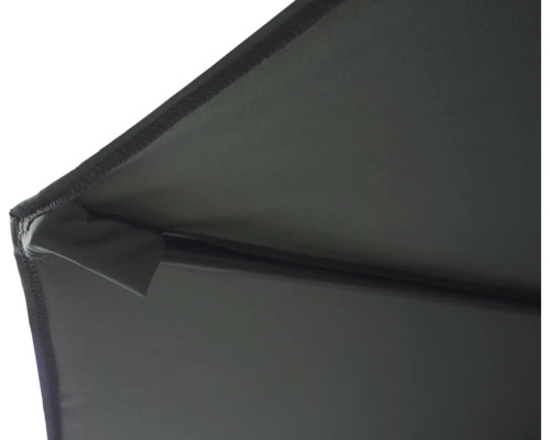 Detailaanzicht van het doek van een parasol