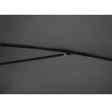 SOLUNA Parasol Cannes grijs 140x210 cm