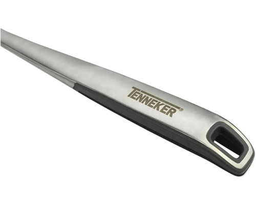 Tenneker-logo op roestvrijstalen keukenhulp