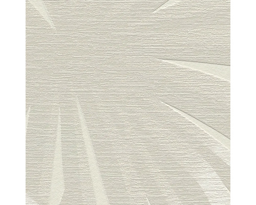 Behang met bladmotief en fijne textuur