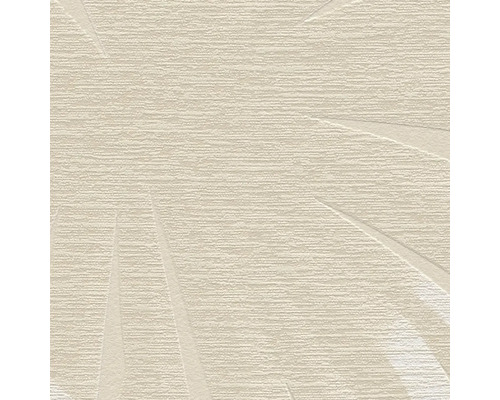 Behang met bladmotief en horizontale textuur