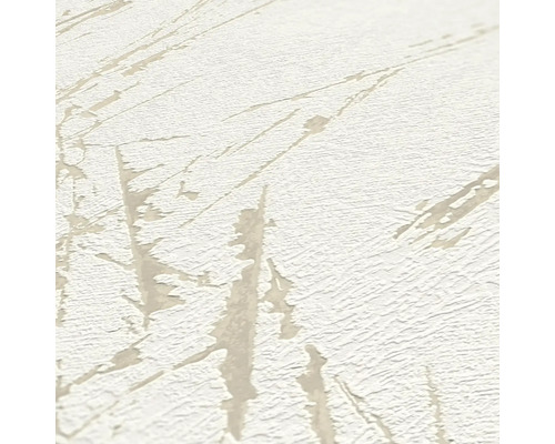 Close-up van een wit structuurbehang