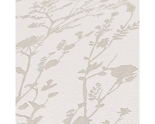 Behang met bloemmotief