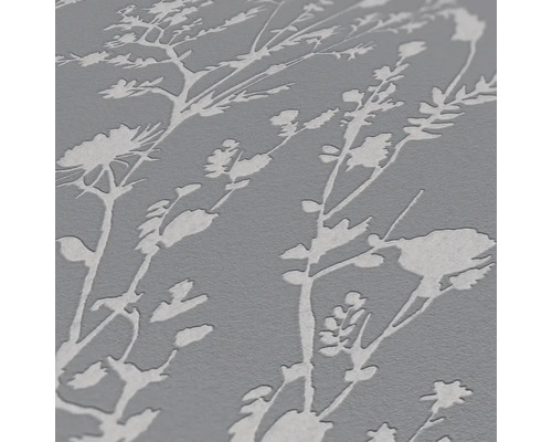 Close-up van een behang met plantenmotief