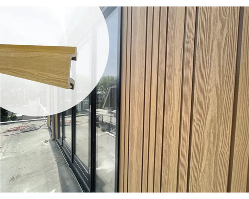EVA-LAST Gevelbekleding Natural Cedar XM, 5900x76/88x34,5 mm Gevelbekleding van houtlook met veer- en groefverbinding