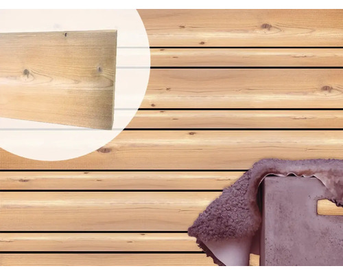 ELEPHANT Gevelbekleding Naaldhout Thermo, rhombus, 19x145/140x3000 mm Houten gevelbekleding met houten planken met groef en veer