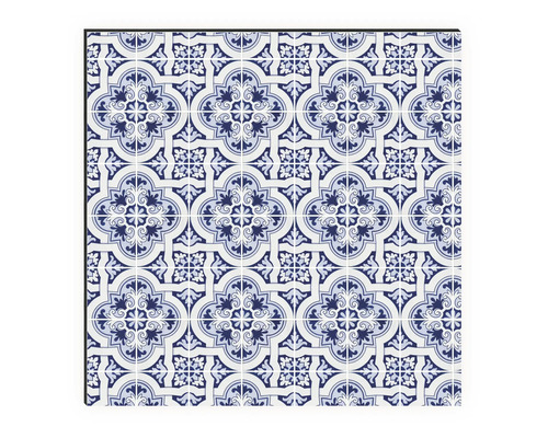 Tegels met blauw decor