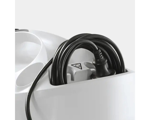 Opbergen van het elektriciteitssnoer op een stoomreiniger