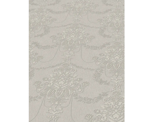 Behang met een bloemrijk barokpatroon