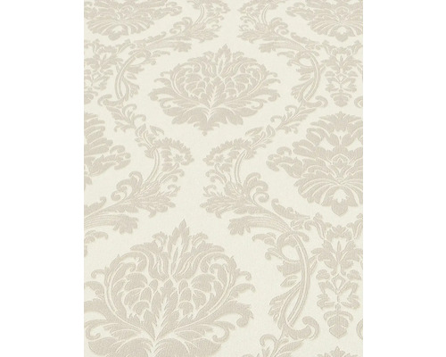 Behang met een bloemrijk ornamentaal patroon