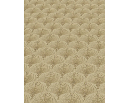 Behang met waaiervormig patroon