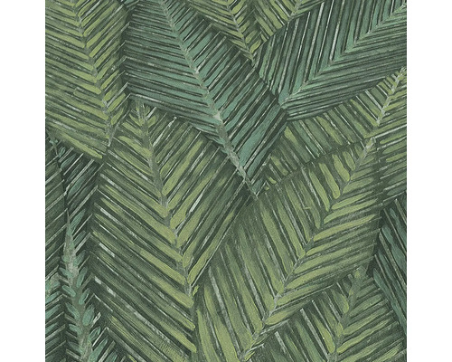 Behang met bladerpatroon