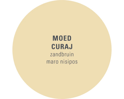 Moed Curaj kleur zandbruin maro nisipos