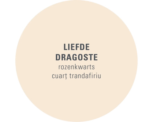 Liefde rozenkwarts belettering