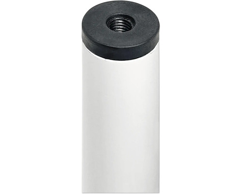 Gedetailleerde weergave van een meubelpoot met schroefdraad