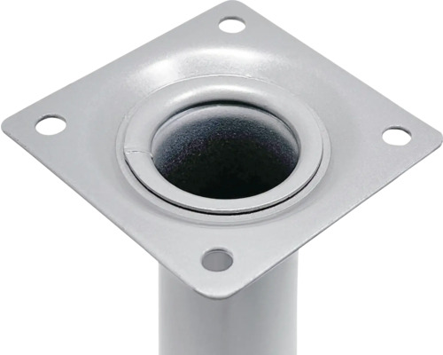 Metalen meubelpoot met montageplaat