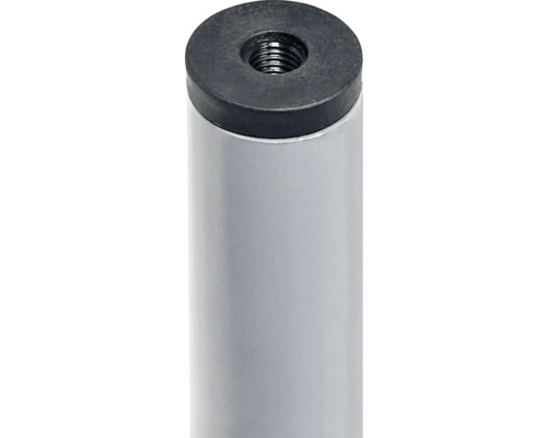 Metalen buis met schroefdraad en eindkap