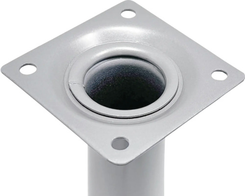 Metalen meubelpoot met montageplaat