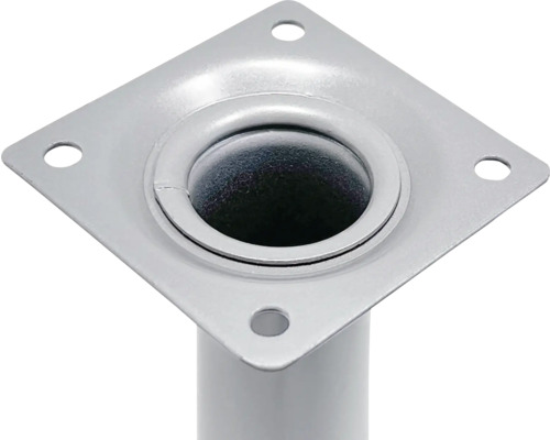 Metalen meubelpoot met montageplaat