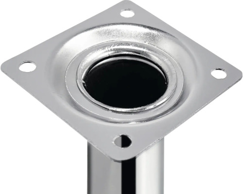 Metalen meubelpoot met montageplaat