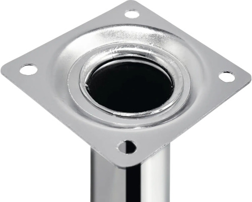 Metalen meubelpoot met montageplaat