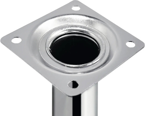 Metalen meubelpoot met montageplaat