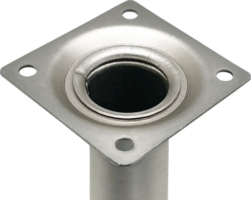 Metalen meubelvoet met montageplaat