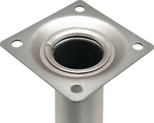 Metalen meubelpoot met montageplaat