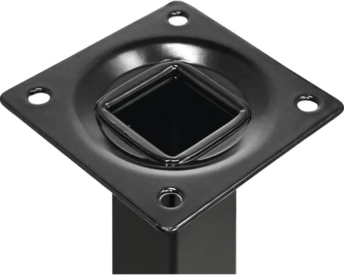 Metalen tafelpoten bevestigingsplaat met vier gaten