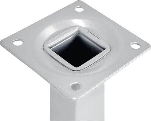 Metalen meubelpoot met montageplaat