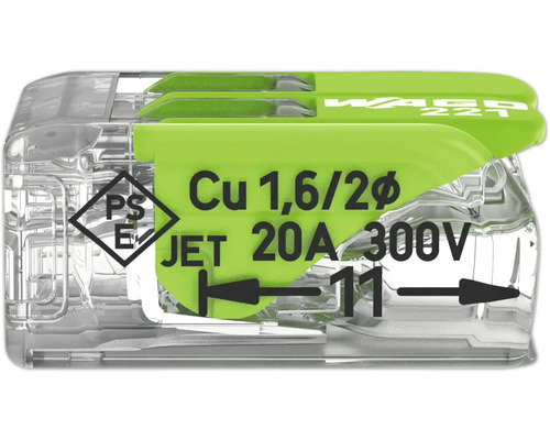 Wago-verbindingsklem voor elektrische geleiders