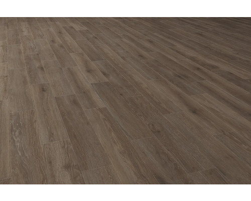 Gelegde vloerbedekking met houtlook