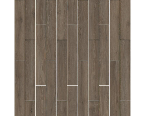 Plaatsing van langwerpige tegels met houtlook