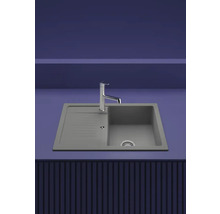 Spoelbak met afdruiprek en waterkraan