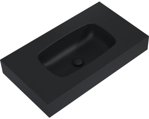 Zwarte opzetwastafel