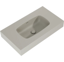 Wastafel van gegoten mineraal