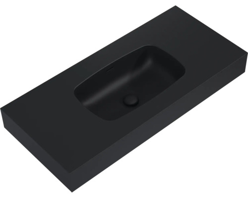 Wastafelblad met geïntegreerd bekken