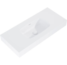 Wastafel van gegoten mineraal