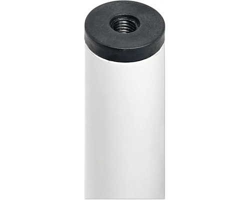 Detailopname van een tafelpot met schroefdraad voor montage