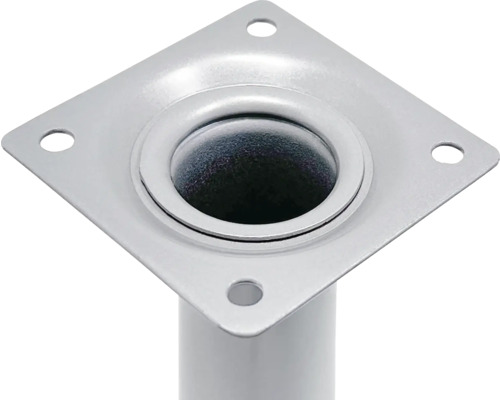 Metalen tafelpoten bevestiging met montageplaat