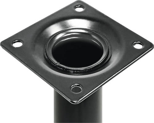 Metalen tafelpoetbevestigingsplaat met vier gaten