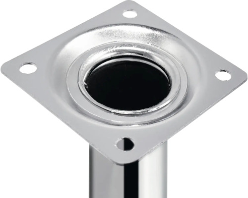 Metalen meubelpoot met montageplaat