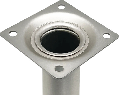 Metalen meubelpoot met montageplaat