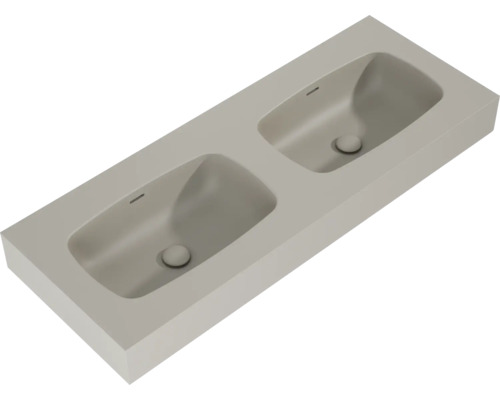 Dubbele wastafel voor de badkamer