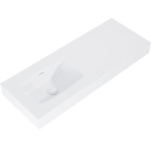 Wastafelblad met geïntegreerde wastafel