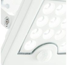 Close-up van een LED-lamp met bewegingssensor.