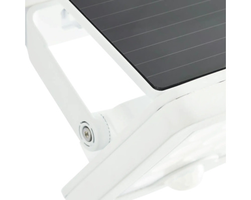 Detailopname van een solarlamp met bewegingsmelder