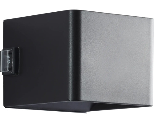 Kubusvormige wandlamp met schakelaar