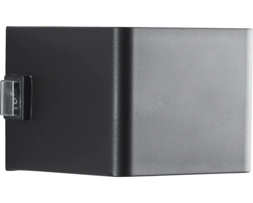 Kubusvormige wandlamp met schakelaar