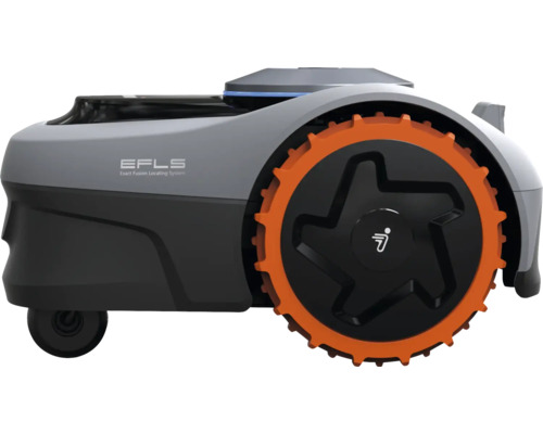 Zijaanzicht robotmaaier